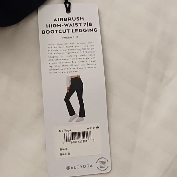 Alo Yoga Airbrush HR 7/8 Bootcut Legging - Picture 9 of 10
